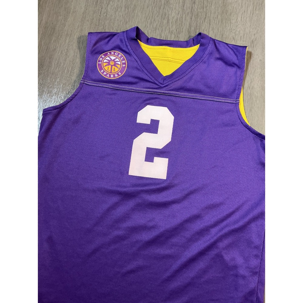VTG Alleson Athletic LA Sparks Reversible Practice Jersey #2 Youth Large